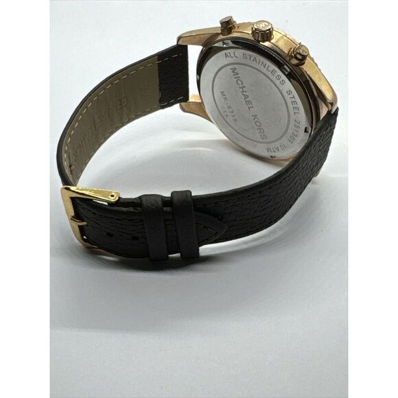 Michael Kors Lexington MK8319 Mens Brown Leather Analog Dial Quartz Watch JNA810 main image 7